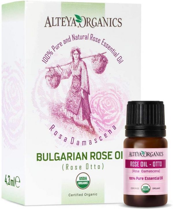 Alteya Organic Huile essentielle Rose Bulgare (Rosa Damascena Rose Otto) 4.3ml