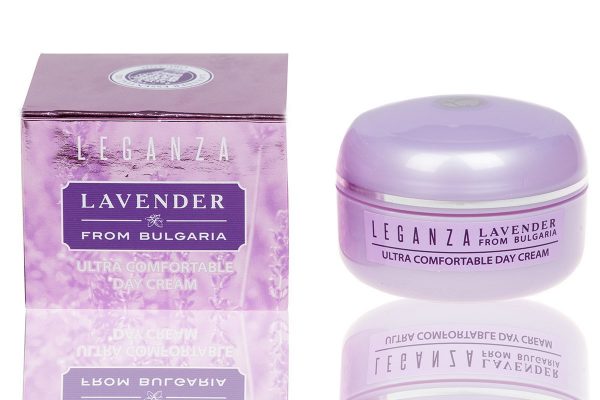 Leganza Crème de Jour Ultra Confortable avec Huile Essentielle Lavander Bio Huile d'Avocat et d'Amande