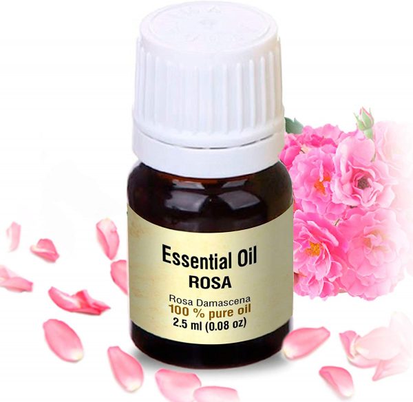 Huile Essentielle de Rose 2,5ml - Rosa Damascena - Bulgare - 100% Pur & Naturelle – Image 2