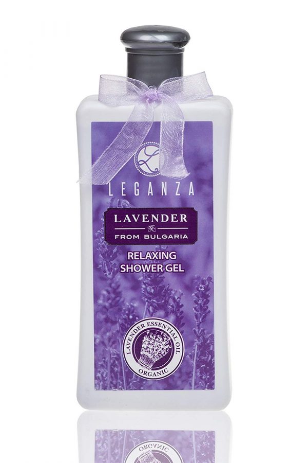 Leganza Gel de Douche Relaxant à L'huile Essentielle de Lavande Bio