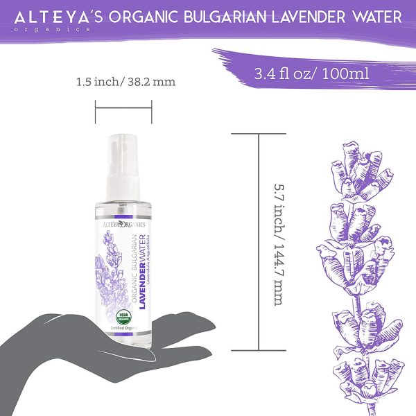 Alteya Organic eau de lavande - Pulvérisation 100ml - Certifiée 100% organique – Image 2