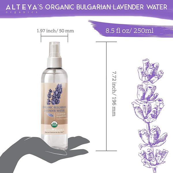 Alteya Organic Eau de Lavande Vaporisateur 250ml - Certifiée 100% organique – Image 4