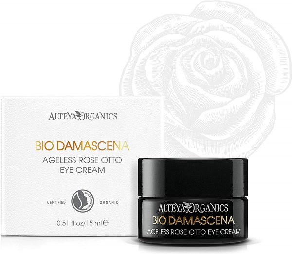 Alteya Organic Crème pour les yeux Rose Anti-âge 15ml - Certifié organique