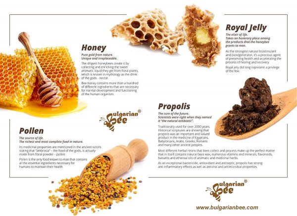 500 g Mélange de propolis, pollen, gelée royale au miel de forêt de fleurs sauvages de source unique – Image 4