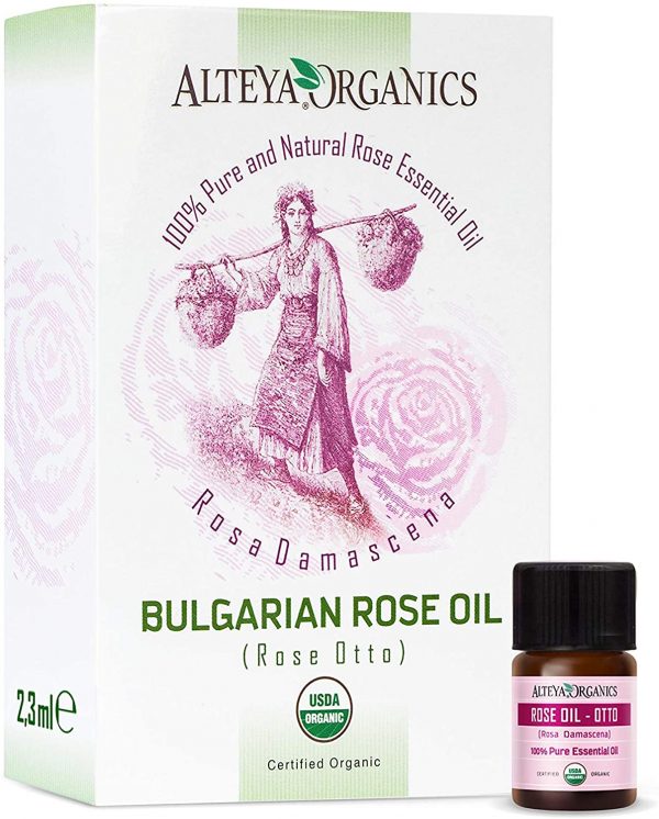 Alteya Organics Huile Essentielle de Rose bulgare (Rosa Damascena Rose Otto) 2.3ml