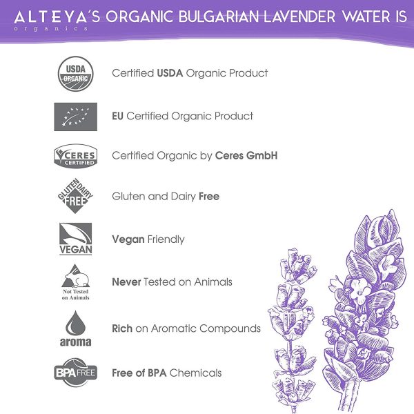 Alteya Organic eau de lavande 250ml - Certifiée 100% organique – Image 8