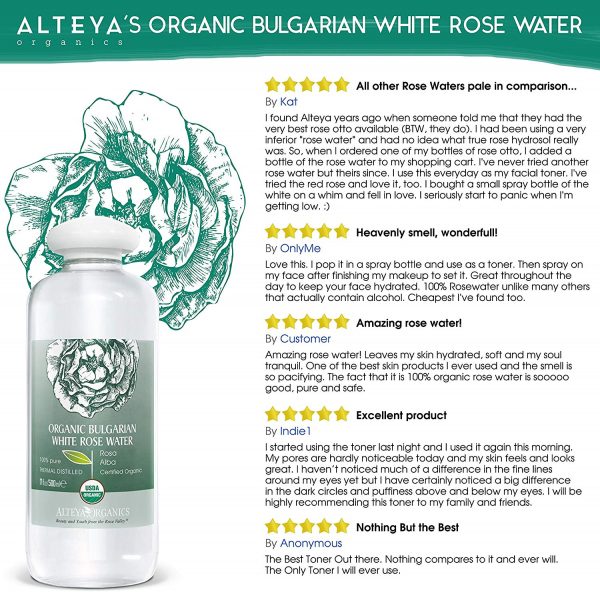 Alteya Organic Eau de Rose Blanche Bulgare 500ml – Image 7