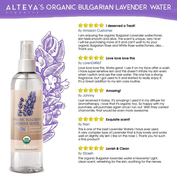 Alteya Organic Eau de Lavande Vaporisateur 250ml - Certifiée 100% organique – Image 2