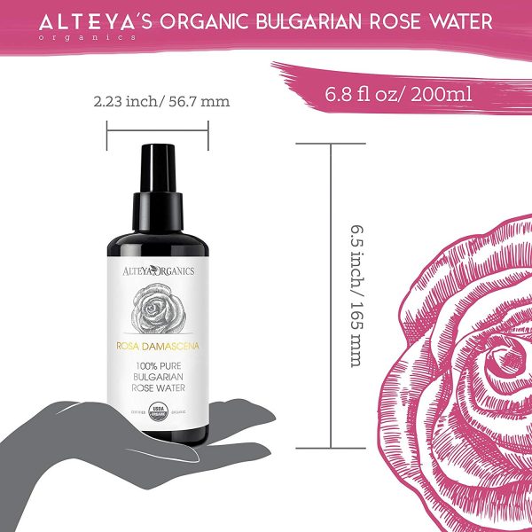 Alteya Organic Eau de rose bulgare 200 ml Spray – Image 6