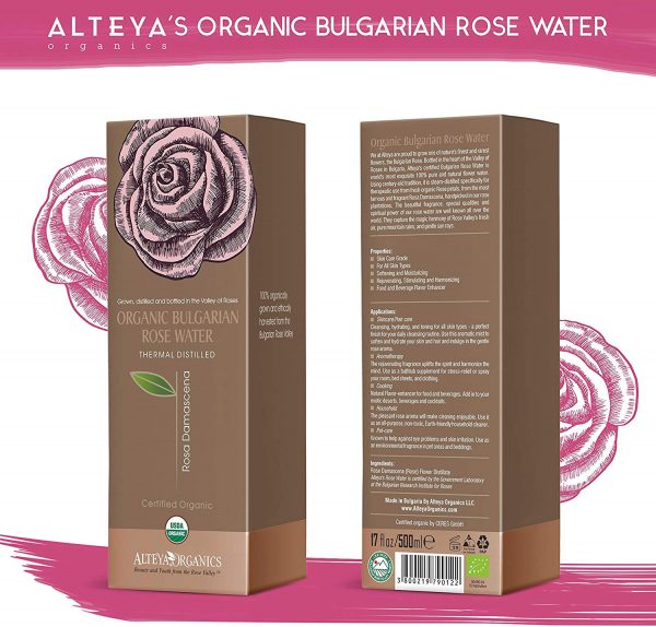 Alteya Organic Eau de Rose Bulgare 500ml – Image 4