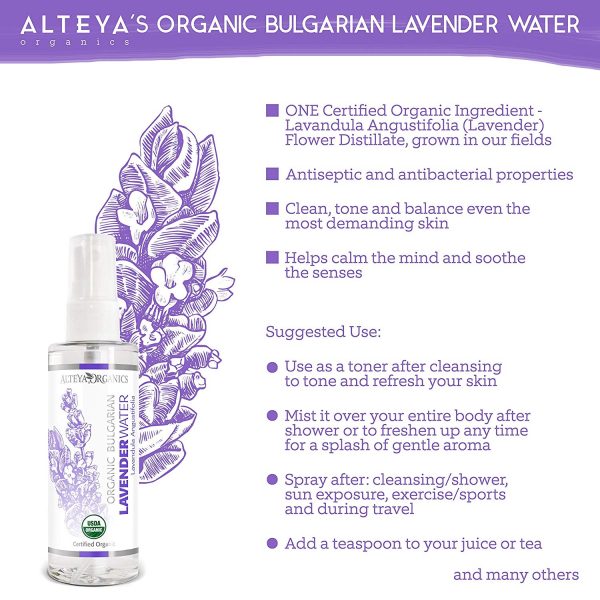 Alteya Organic eau de lavande - Pulvérisation 100ml - Certifiée 100% organique – Image 7