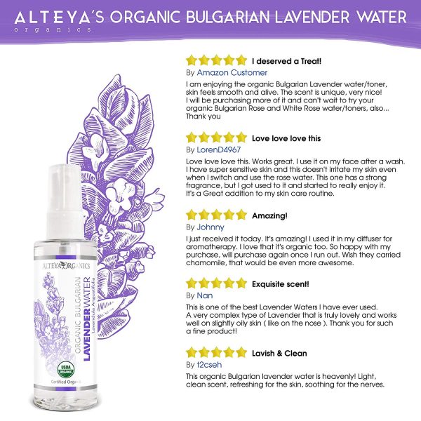 Alteya Organic eau de lavande - Pulvérisation 100ml - Certifiée 100% organique – Image 3