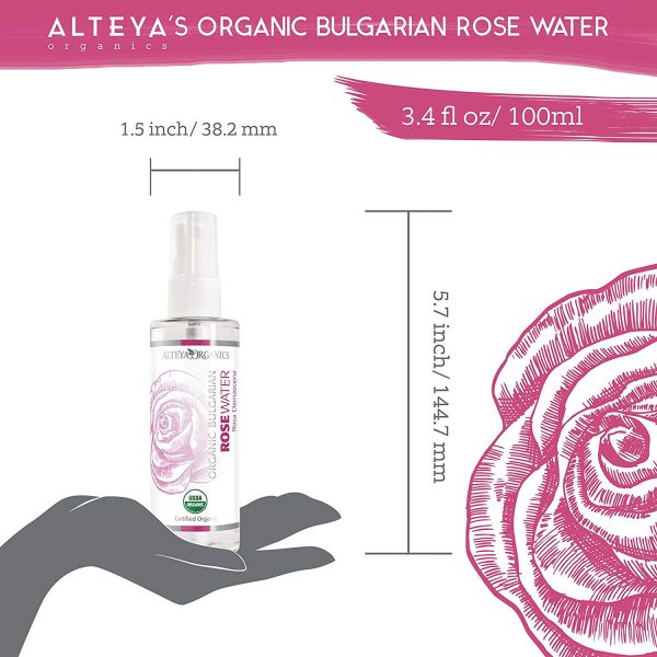 Alteya Organic Eau de Rose Bulgare 100ml Spray – Image 5