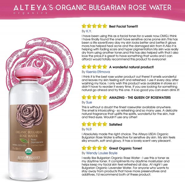 Alteya Organic Eau de Rose Bulgare 500ml – Image 2