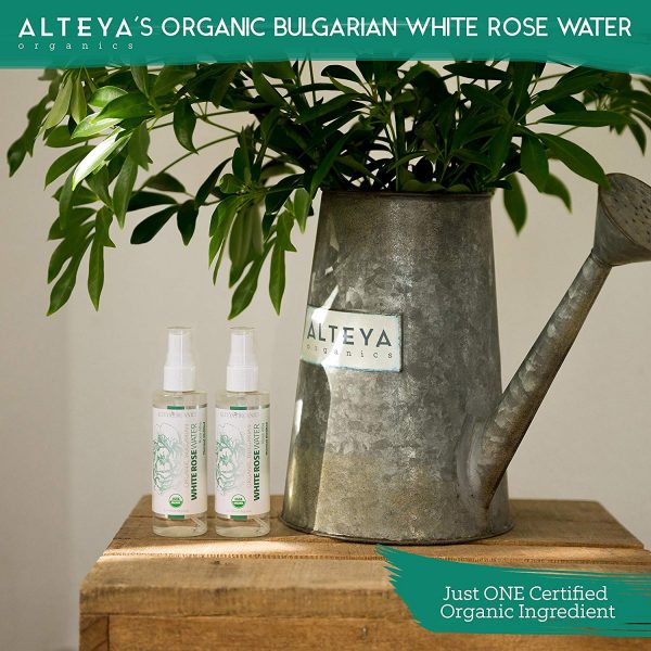 Alteya Organic Eau de Rose Blanche Bulgare 100 ml Spray – Image 4