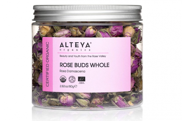 Thé de rose 80gr - Infusion à base de plantes certifié 100% organique USDA de Rose de Damas