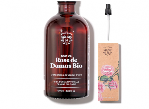 EAU DE ROSE BIO | Hydrolat de Rose de Damas 100% Pur & Naturel